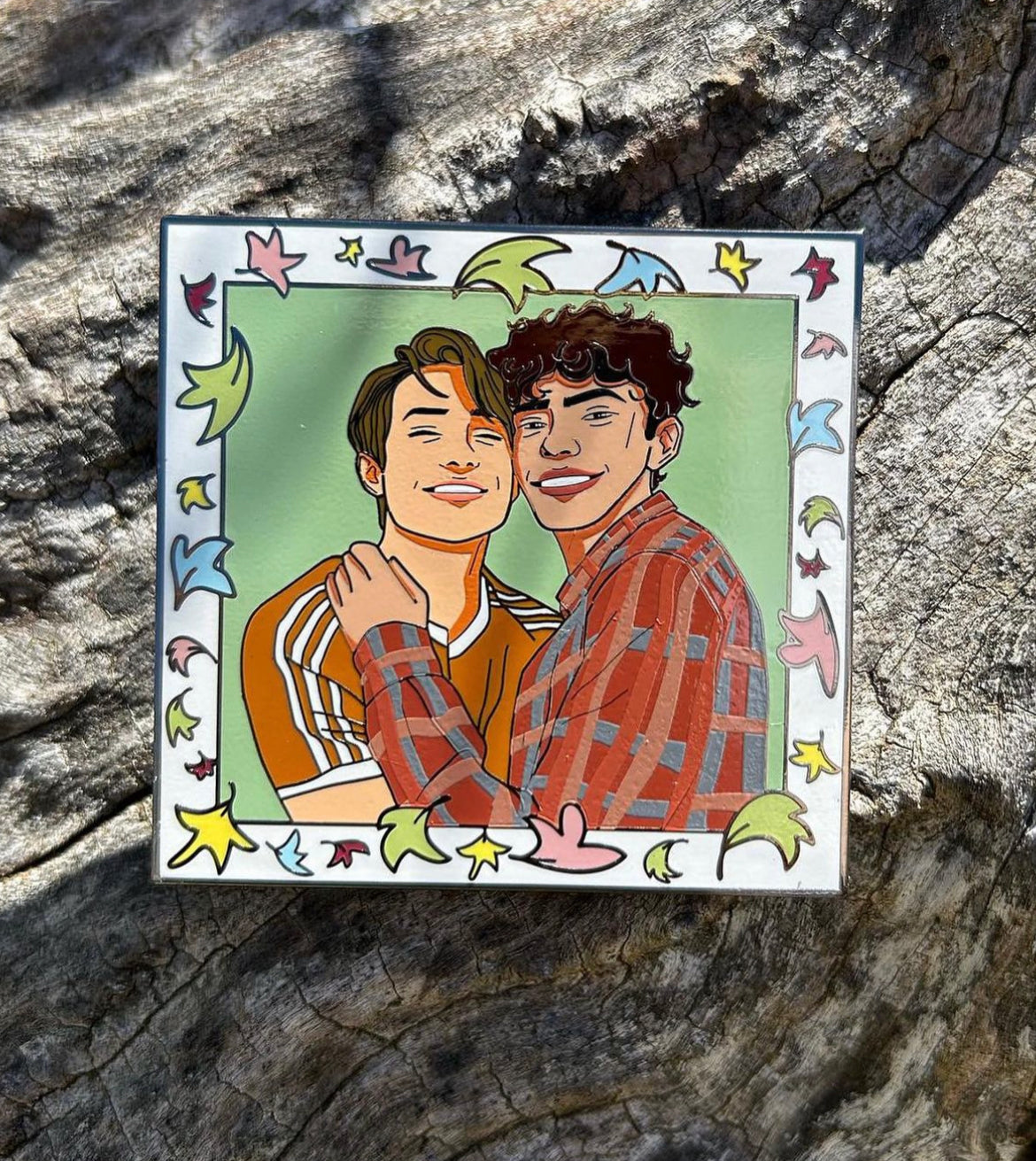 Nick and Charlie Hard Enamel Pin Heartstopper Boyfriends Queer Gifts LGBTQ Bookish Gift Charle Spring Nick Nelson Love Wins