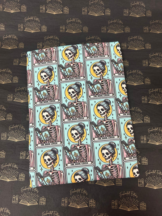 The Book Lover Tarot Book Sleeve Tarot-Style Book Protector Padded Fabric Sleeve for Readers Book Lovers Gift