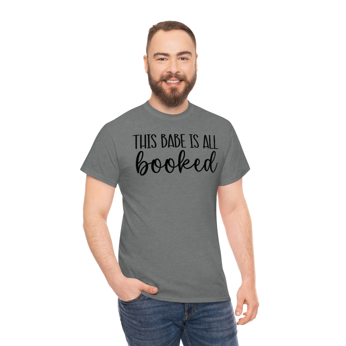 This Babe is all Booked Unisex Heavy Cotton Tee Bookish T Shirt Reader T Shirt Bookish Clothing Trendy T Shirt Readers Apparel