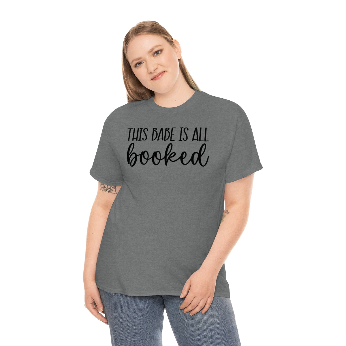 This Babe is all Booked Unisex Heavy Cotton Tee Bookish T Shirt Reader T Shirt Bookish Clothing Trendy T Shirt Readers Apparel