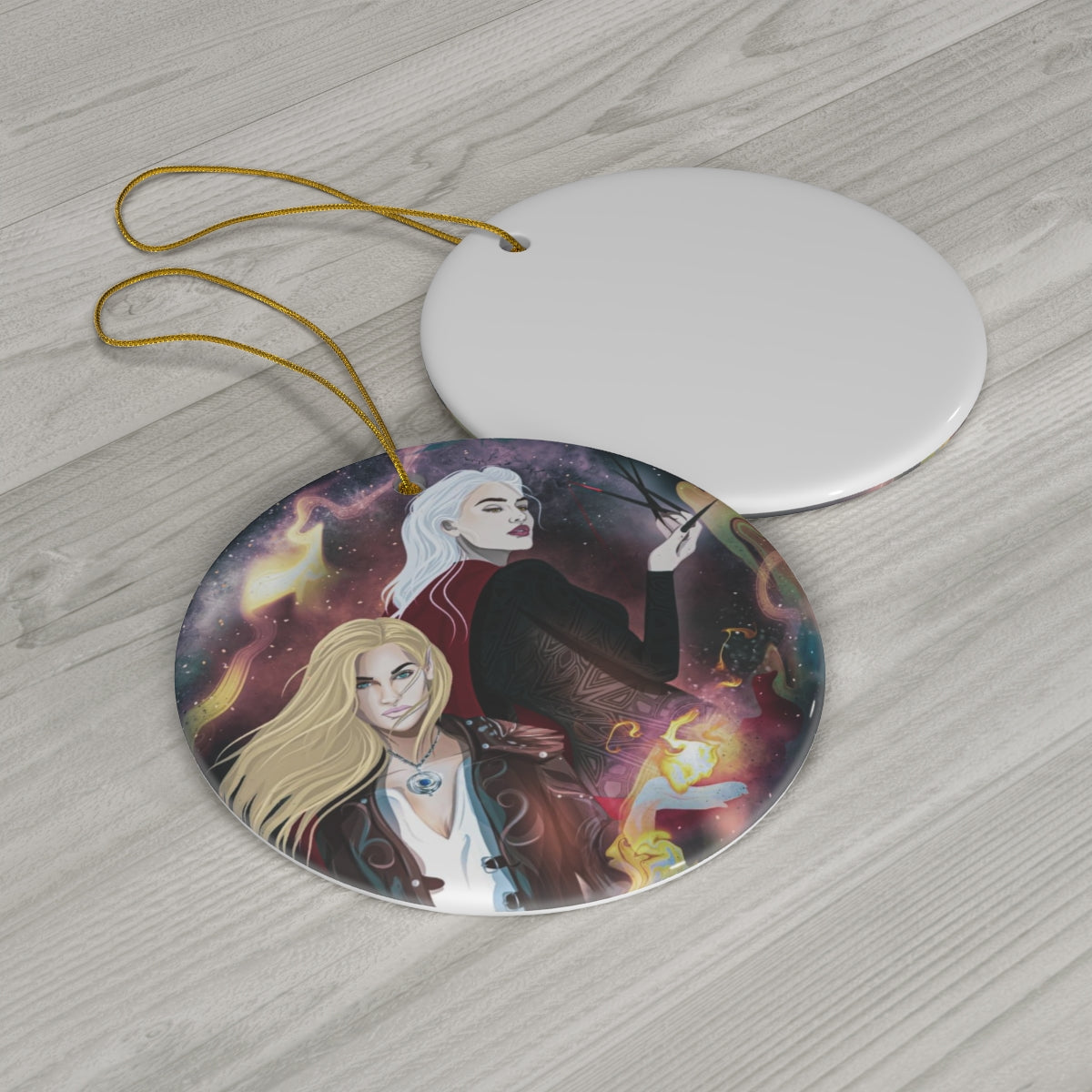 Aelin and Manon Tree Ornament Bookish Merch SJM Gift for Her Best Friend Gift Ideas Gift Topper Sarah J Maas Fan Art Book Characters