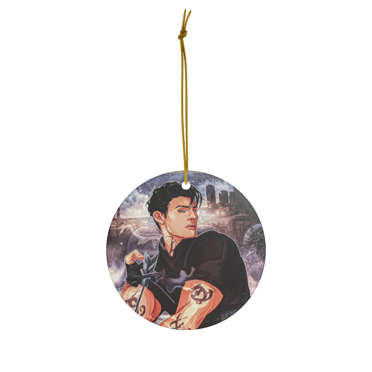Alec Lightwood Ceramic Keepsake Ornament Gift for Book Lovers Gift Tag Gift Topper Reader Gift Bookish merch Shadowhunters