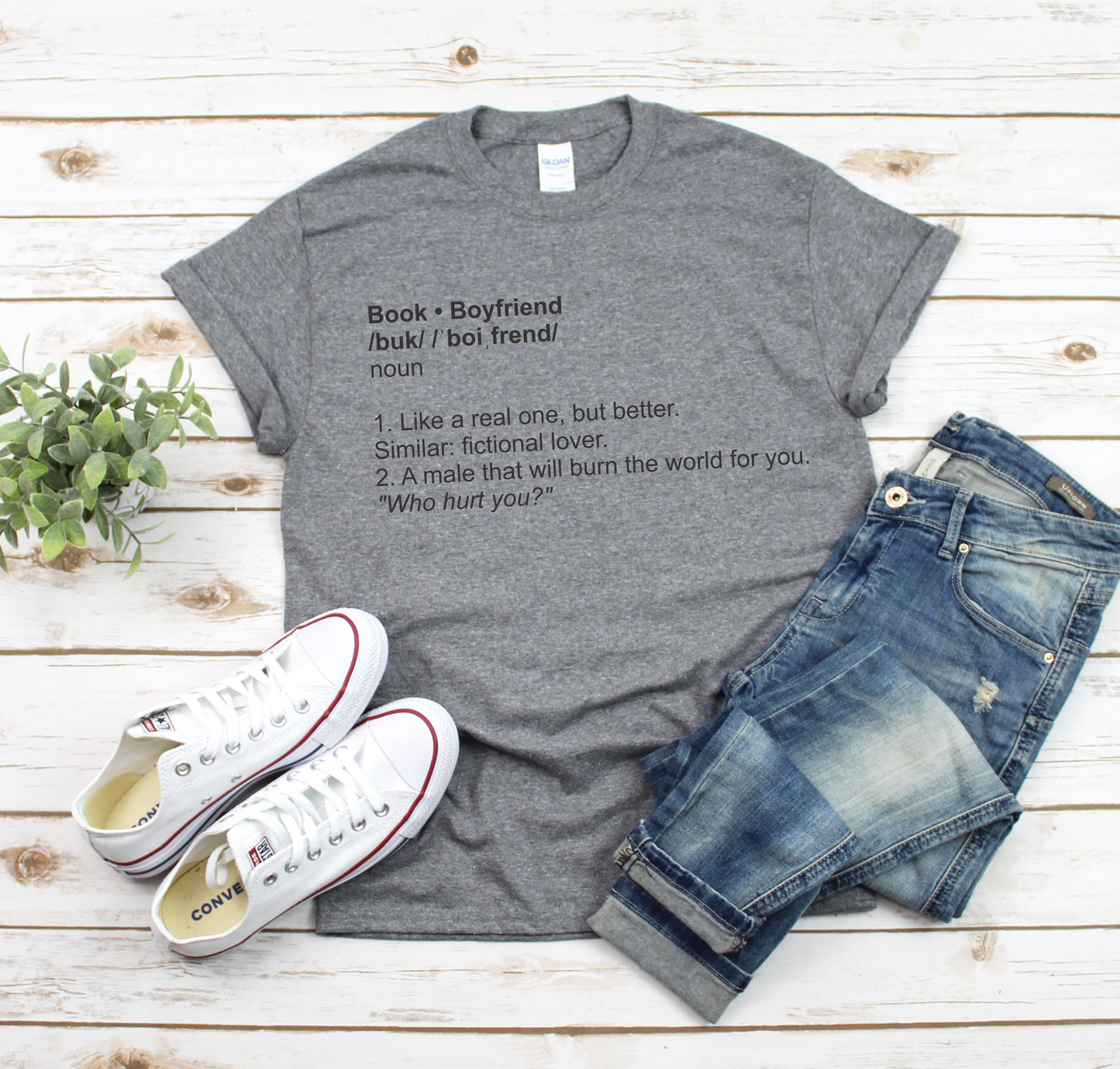 Book Boyfriend T Shirt Reader Gift Book Lover Definition Bookish Apparel Book Lover Clothing Valentines Day