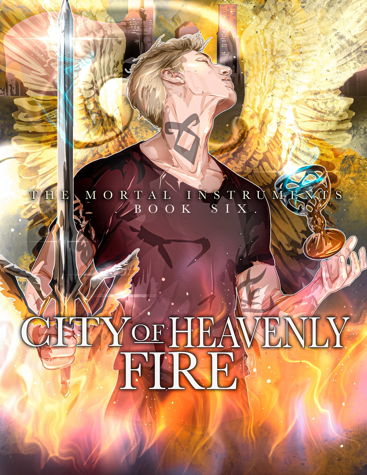 City of Heavely Fire Shadowhunters Booksleeve
