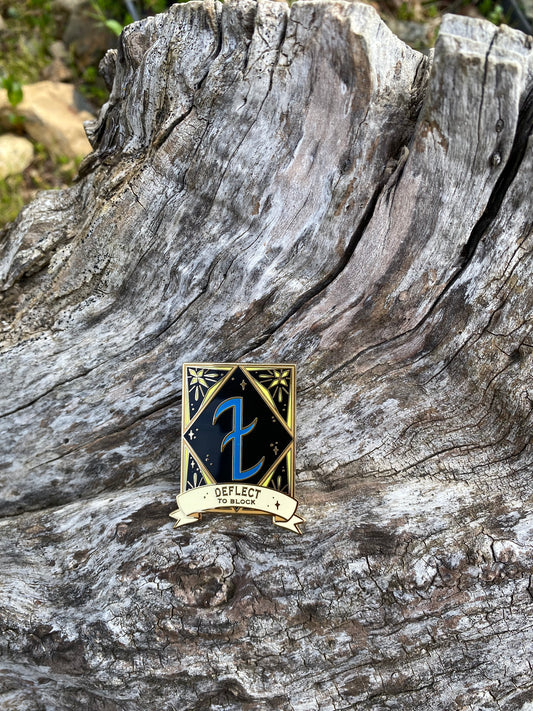 Deflect Rune Shadowhunters Glow in the Dark Enamel Pin