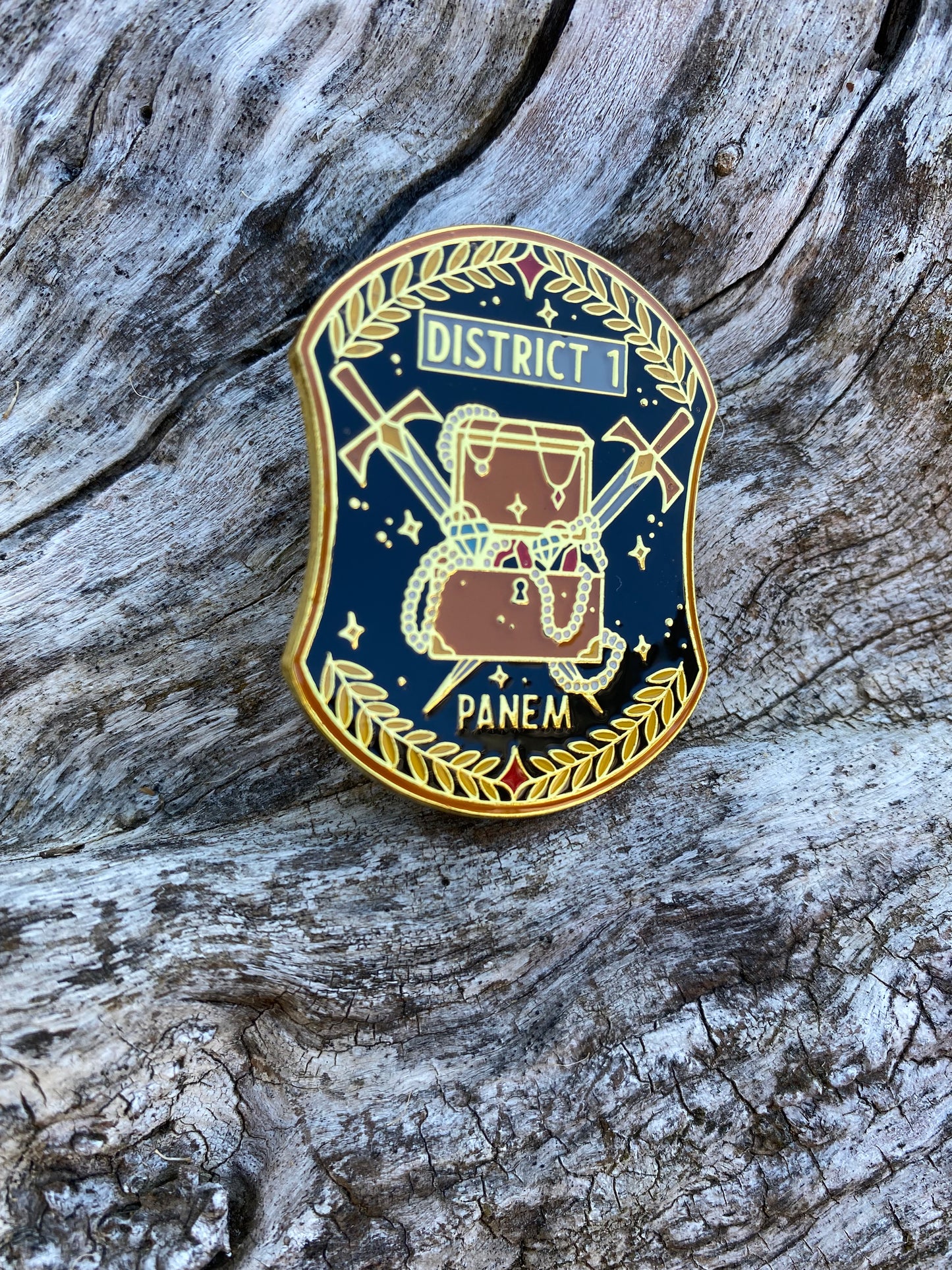 The Hunger Games District 1 Enamel Pin