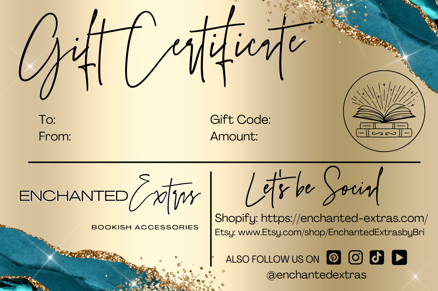 Enchanted Extras Gift Certificate