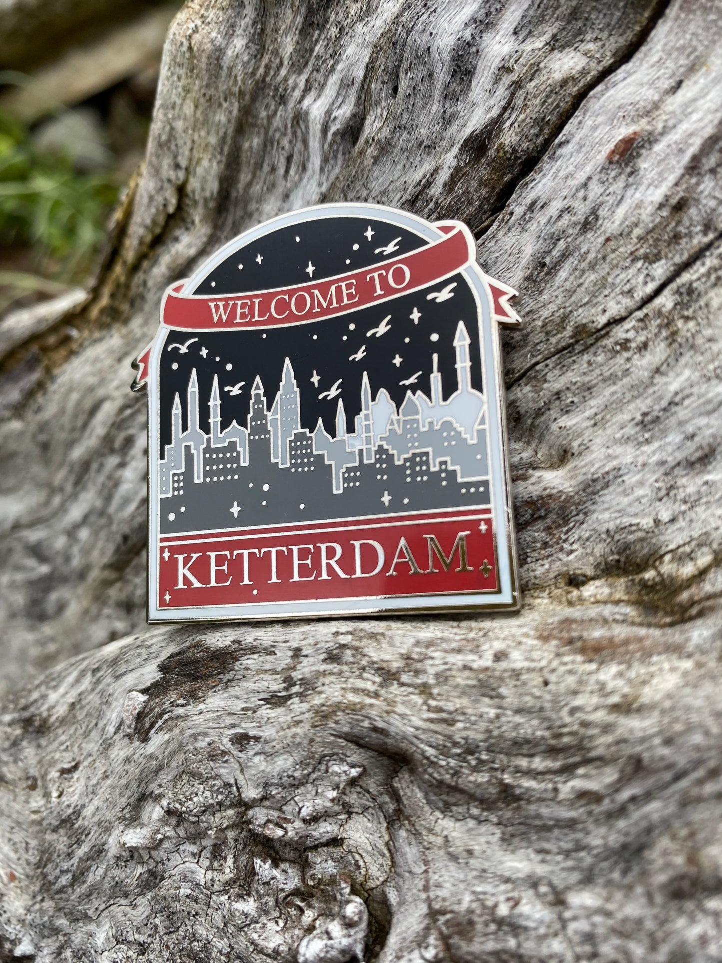 Ketterdam Bookish Destination Pin SOC Crows Reader Gift Book Lover Gifts