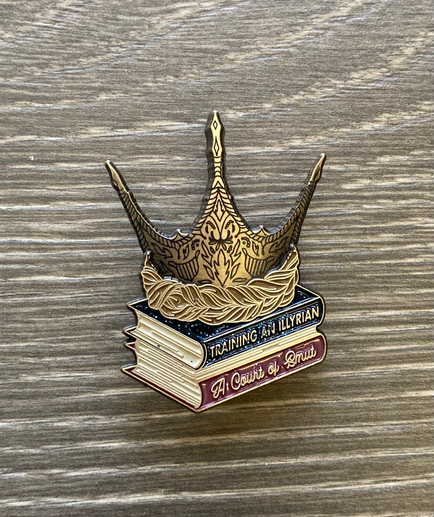 Nestas Crown 3D Enamel Pin SJM Merch Enamel Pin Gifts for Her Best Friend Gifts ACOTAR Pin Sarah J Maas Bookish Merch Reader Merch Bookish