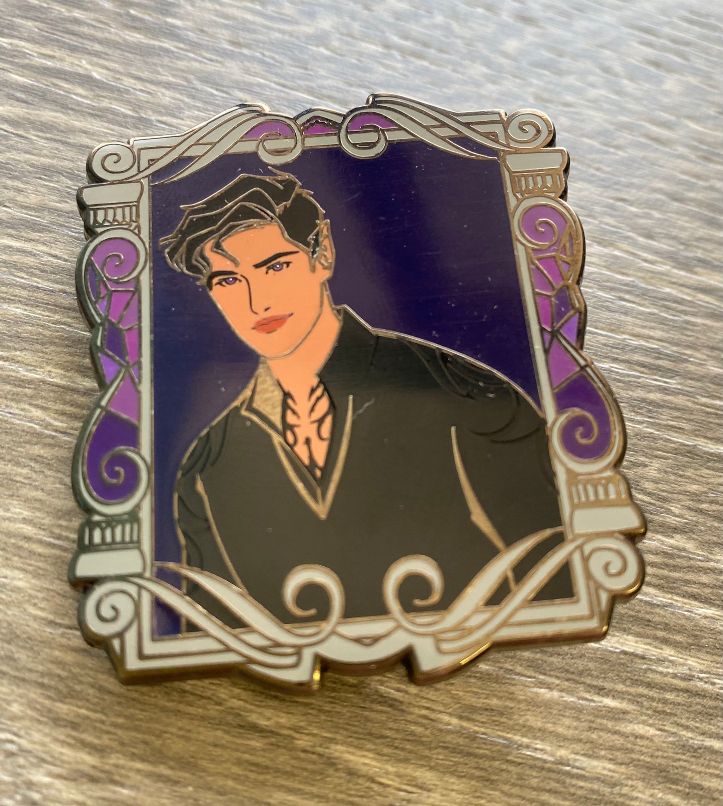 Rhysand Enchanted Portraits Enamel Pin ACOTAR Sarah J Maas Bookish Merch