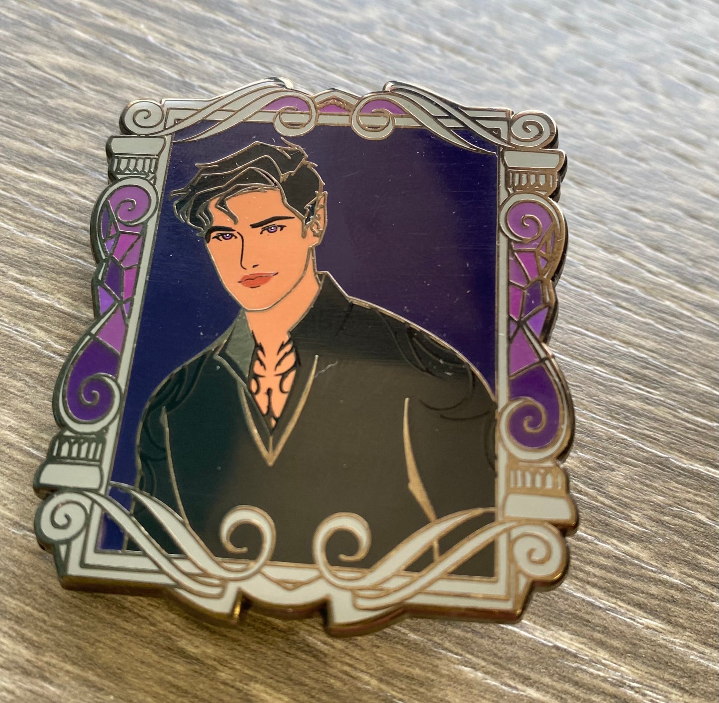 Rhysand Enchanted Portraits Enamel Pin ACOTAR Sarah J Maas Bookish Merch