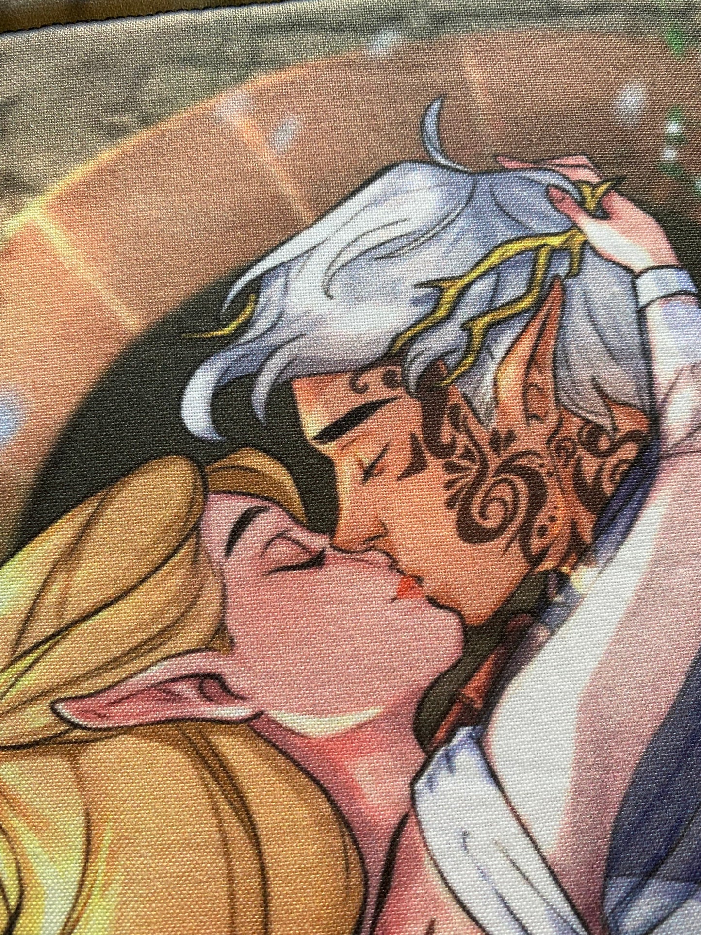 Aelin and Rowan Balcony Kiss Booksleeve Sarah J Maas Bookish Merch