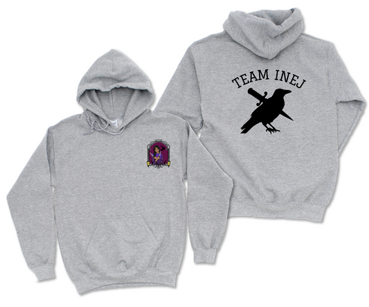 Team Inej Hoodie Sweatshirt SOC Clothing Gift For Book Lover Reader Gifts Best Friend Crows The Wraith Apparel Bookish Merch