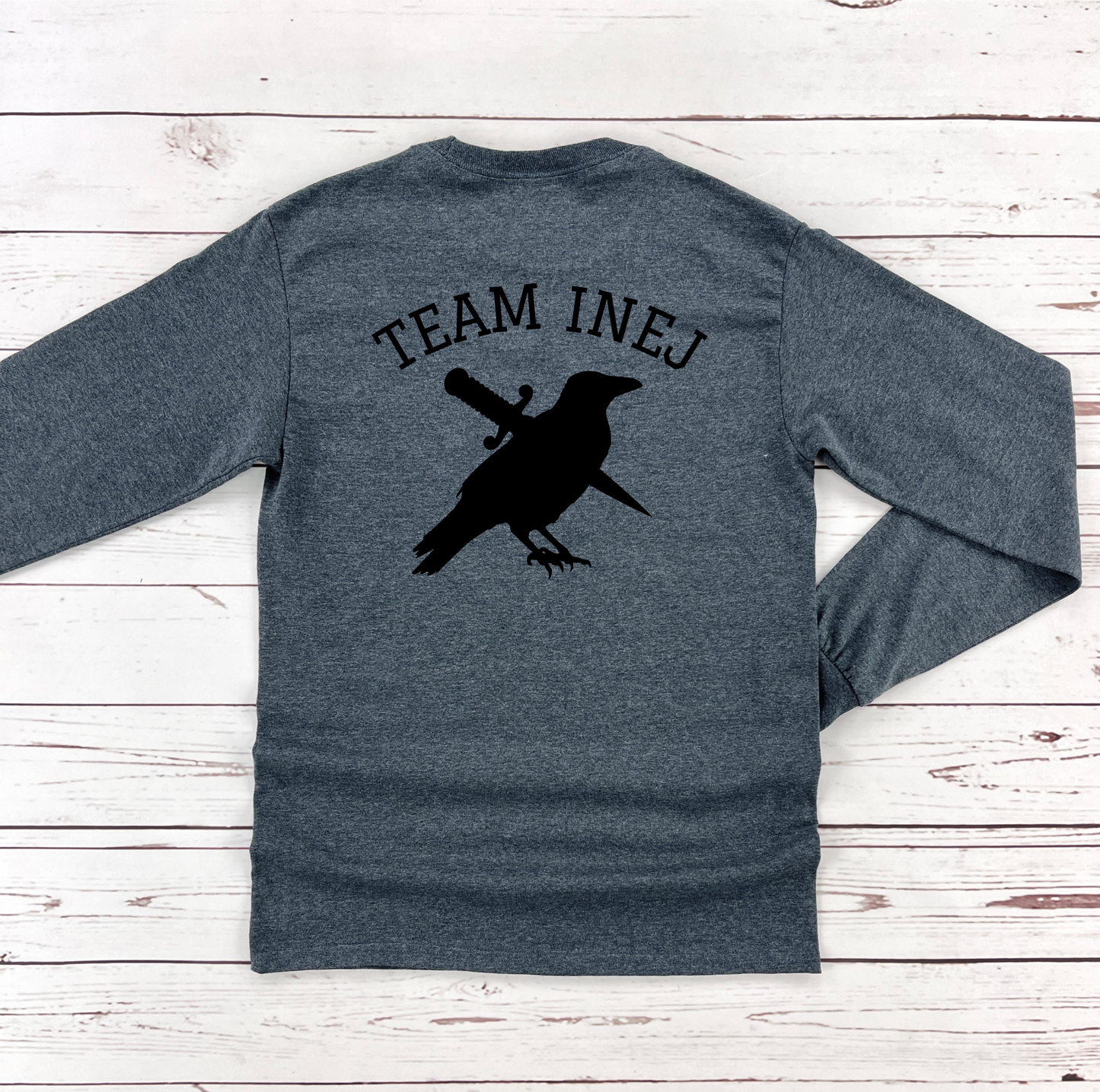 Team Inej Long Sleeve T Shirt Bookish Apparel Gift For Book Lover Reader Gifts For Her Book Character The Wraith SOC Ketterdam Bookish Merch