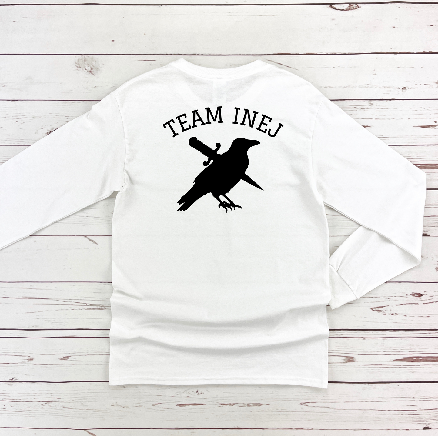 Team Inej Long Sleeve T Shirt Bookish Apparel Gift For Book Lover Reader Gifts For Her Book Character The Wraith SOC Ketterdam Bookish Merch