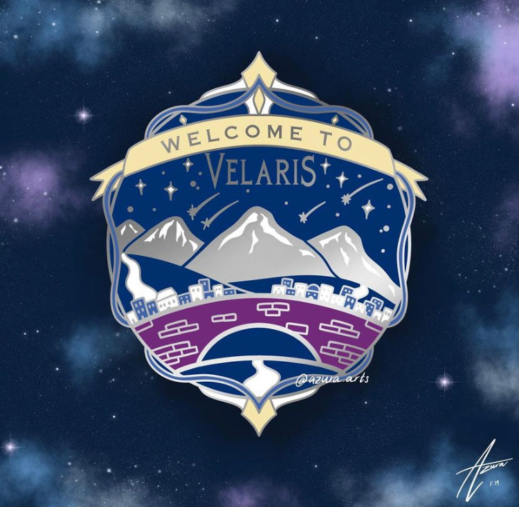 Welcome to Velaris Enchanted Destinations Enamel Pin