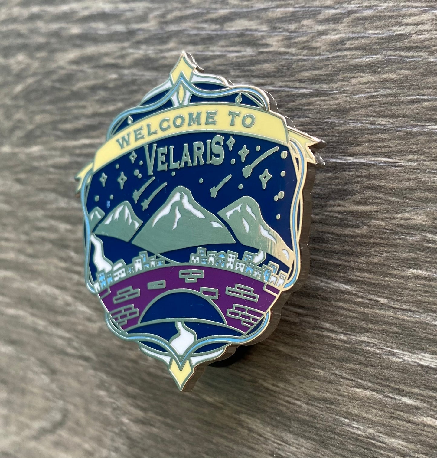 Welcome to Velaris Enchanted Destinations Enamel Pin