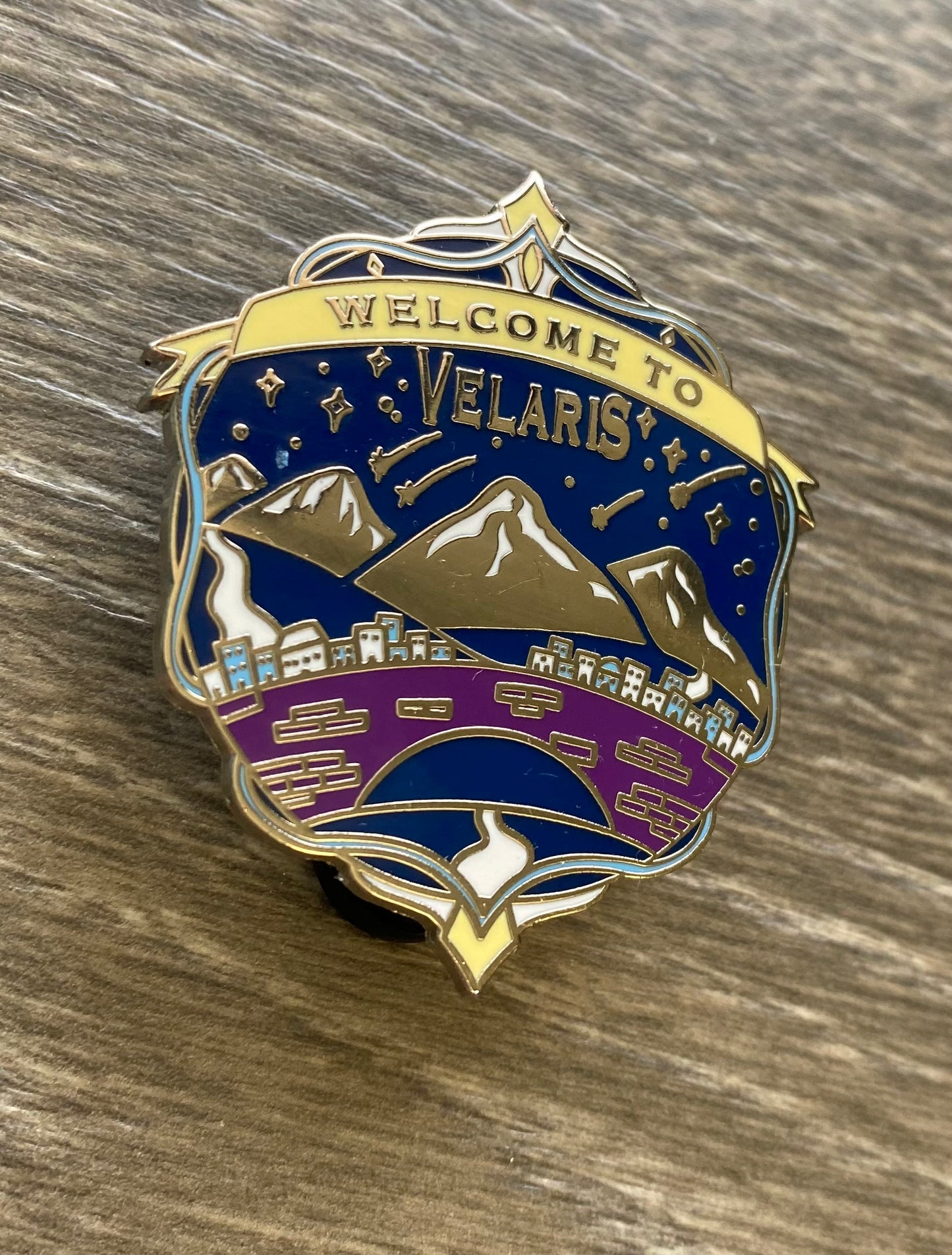 Welcome to Velaris Enchanted Destinations Enamel Pin