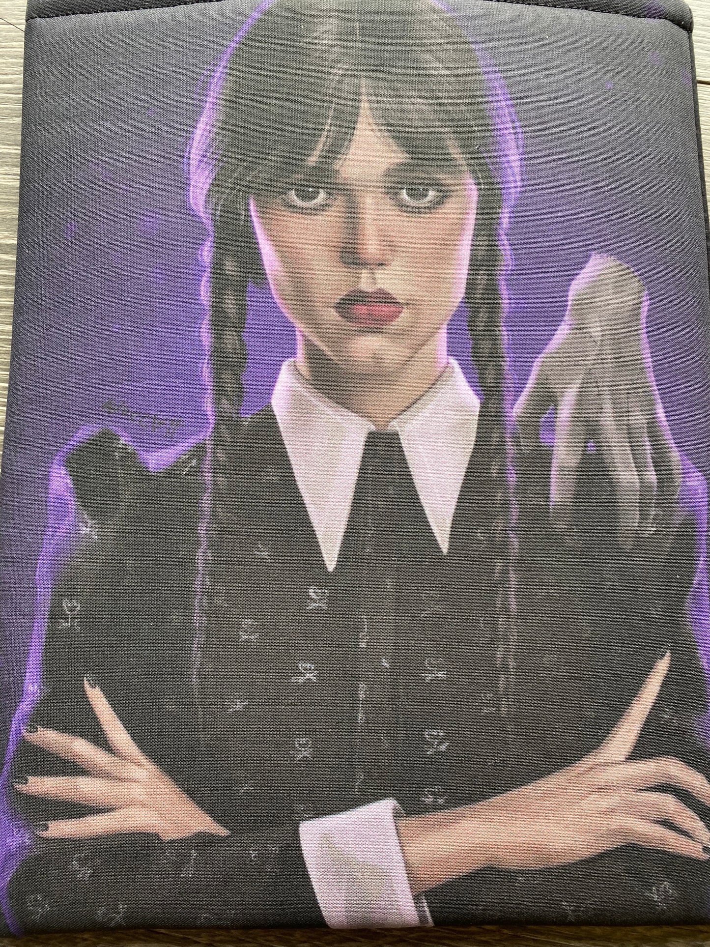 Gothic Girl Booksleeve Character Art Bookish Merch Reader Gift Black Alt Art