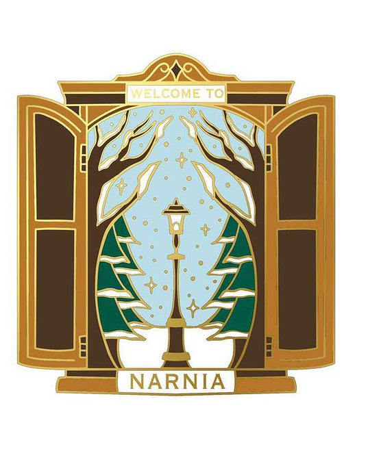 Discontinued Narnia Wardrobe Enamel Pin