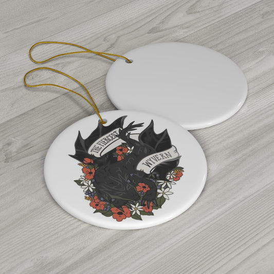 Abraxos The Fiercest Wyvern Tree Ornament Gift Topper Throne of Glass Gift For Her Best Friend Gift Christmas Decorations