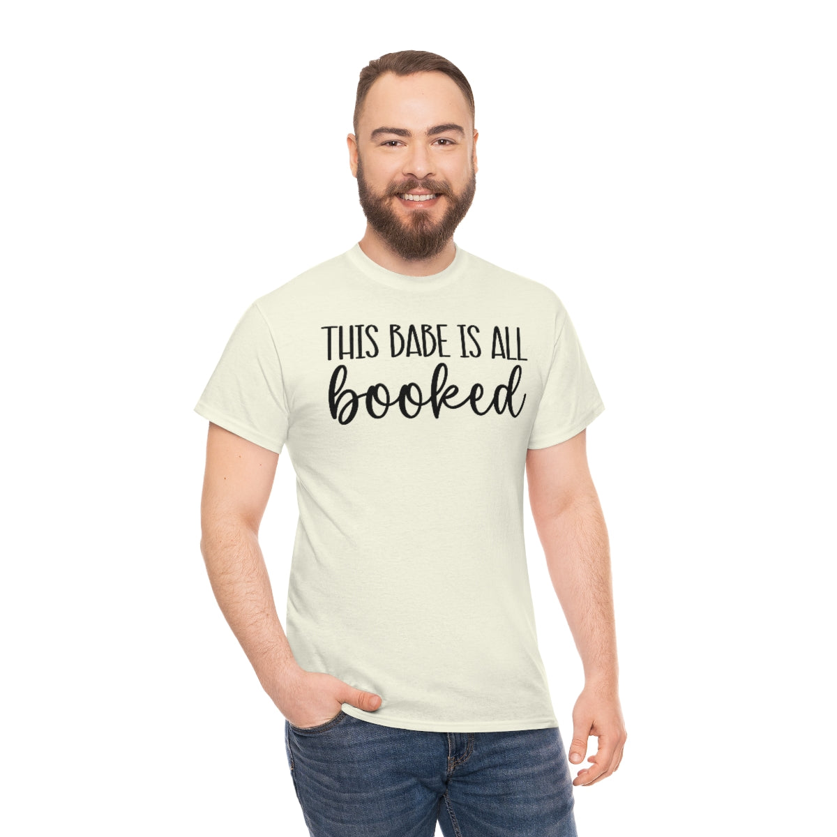 This Babe is all Booked Unisex Heavy Cotton Tee Bookish T Shirt Reader T Shirt Bookish Clothing Trendy T Shirt Readers Apparel