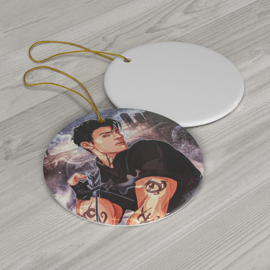 Alec Lightwood Ceramic Keepsake Ornament Gift for Book Lovers Gift Tag Gift Topper Reader Gift Bookish merch Shadowhunters