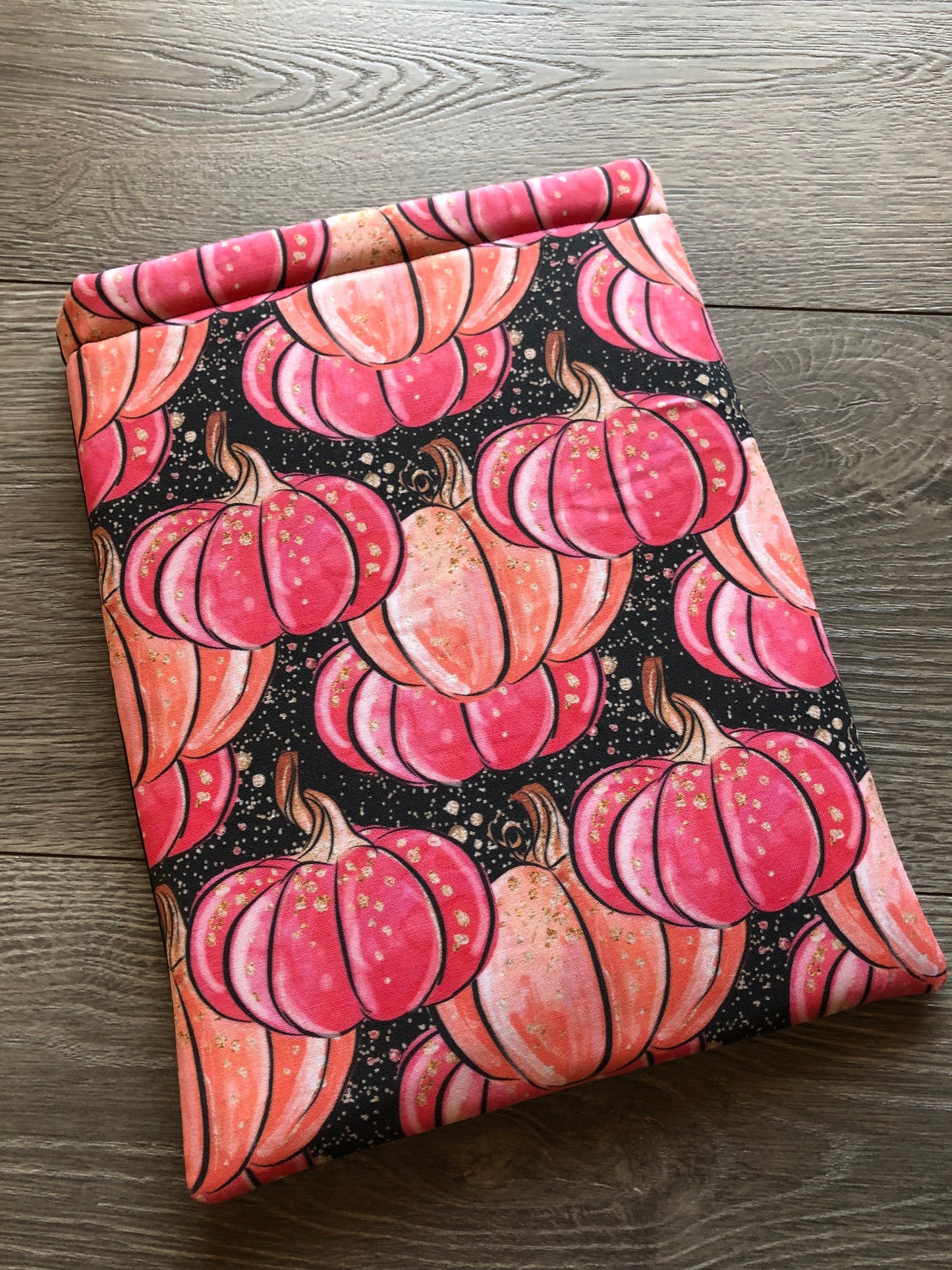 Glitzy Pumpkin Book Sleeve