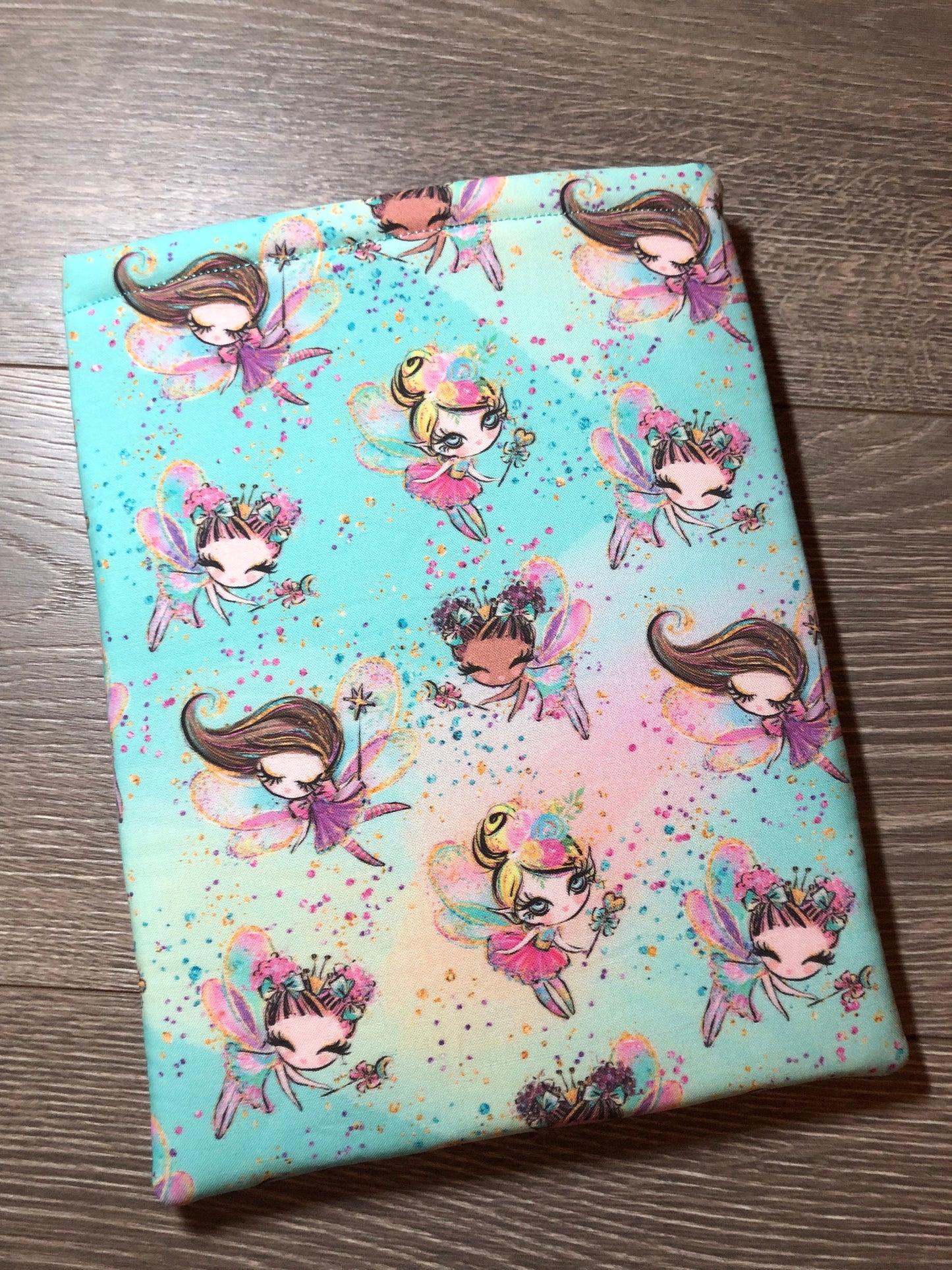 Aqua and Pink Fairy Booksleeve