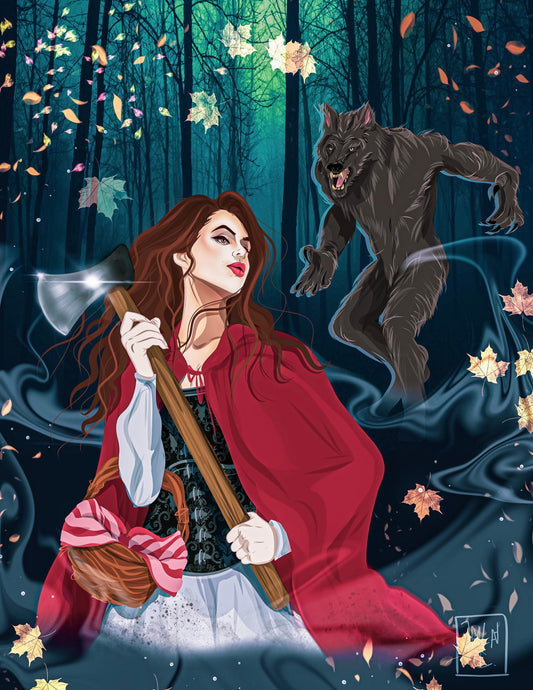 Medium Red Riding Hood Booksleeve Bookcover