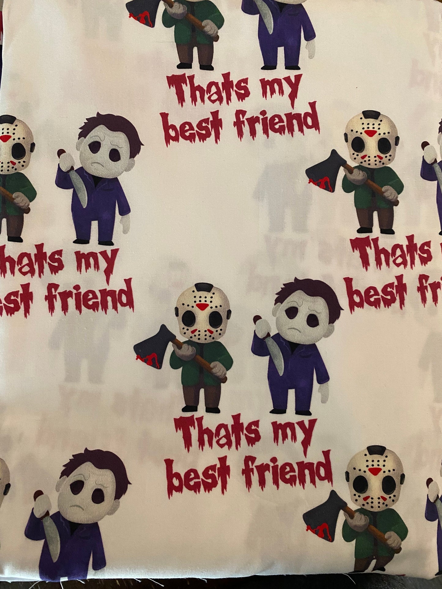 Best Friend Jason Voorhees and Michael Myers Book Sleeve