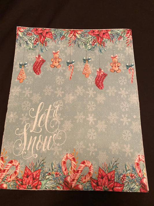 Medium Let It Snow Book Sleeve