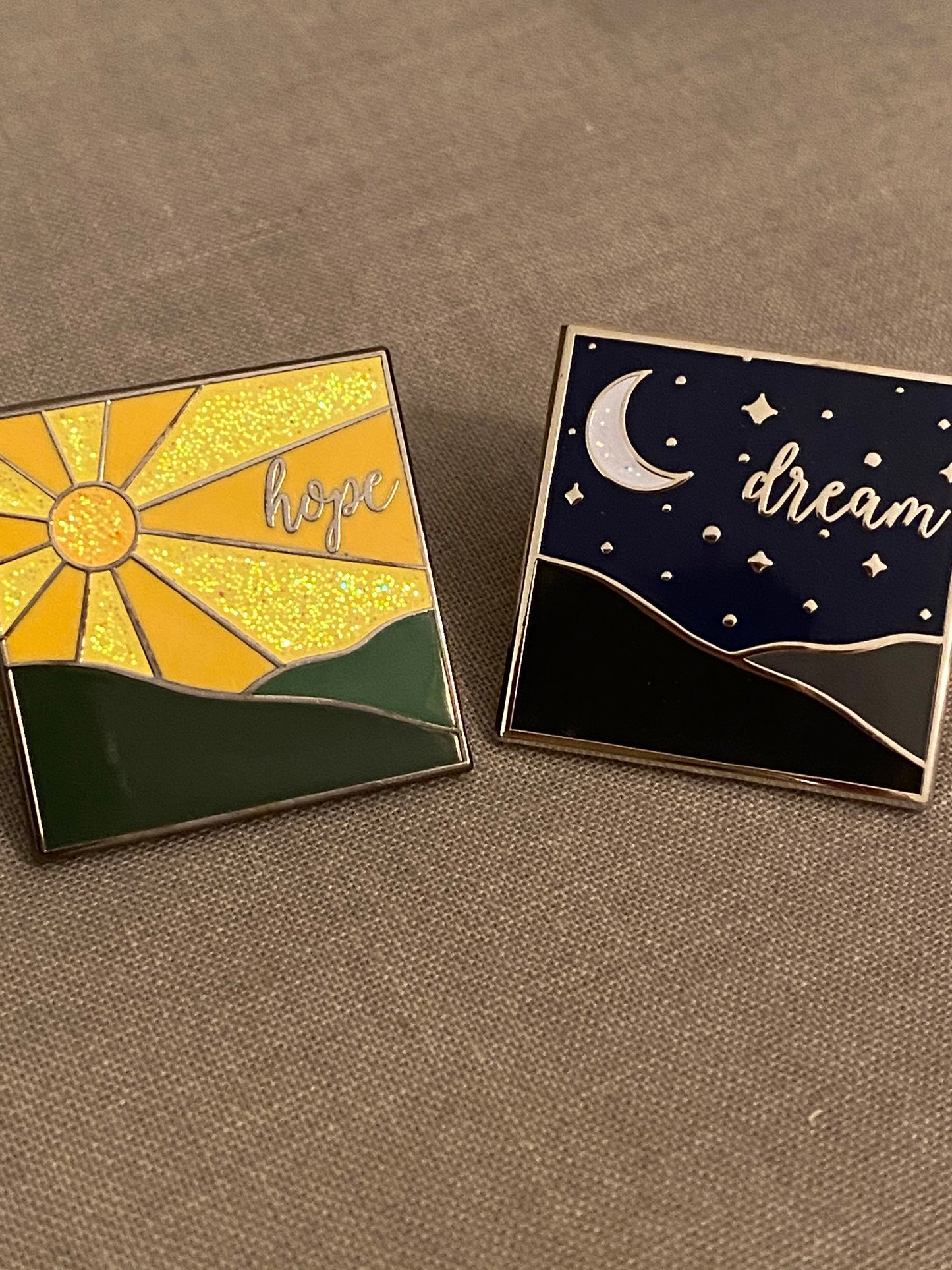 Discontinued Hope and Dream Hard Enamel Pin Set