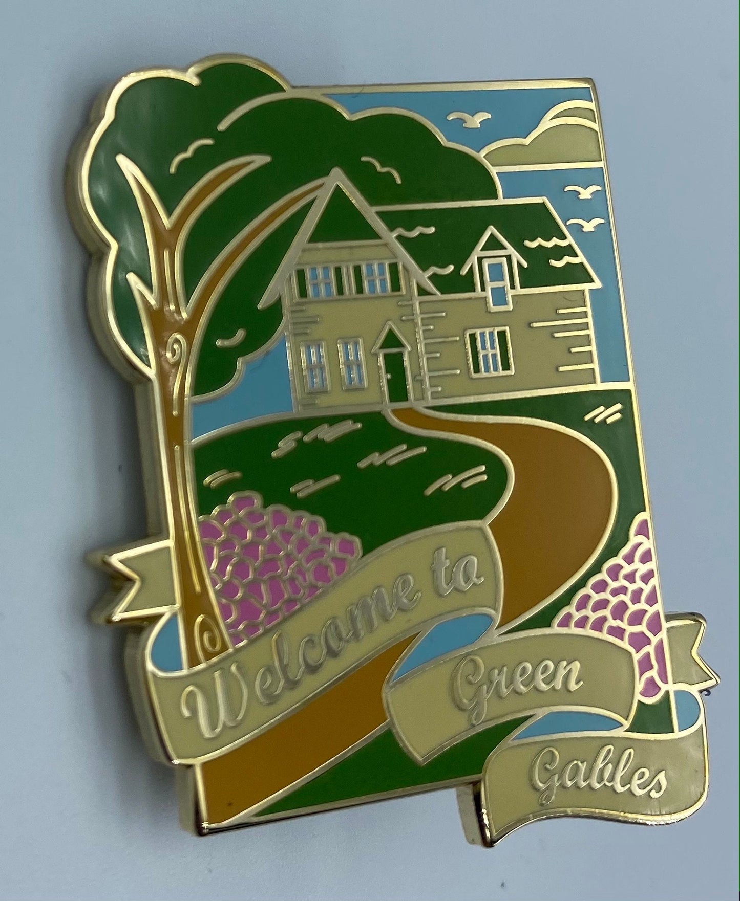 Welcome to Green Gables Inspired Enamel Pin