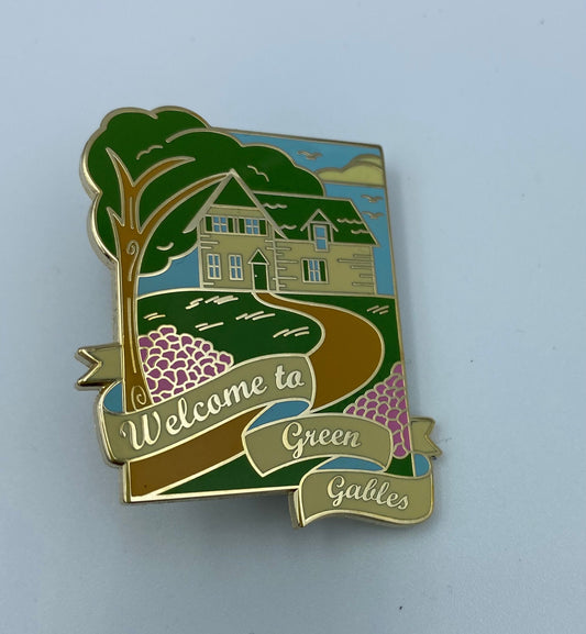Welcome to Green Gables Inspired Enamel Pin