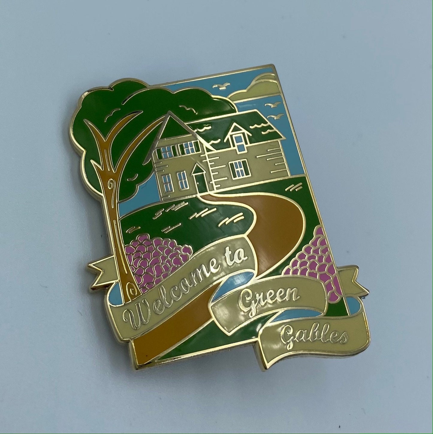 Welcome to Green Gables Inspired Enamel Pin