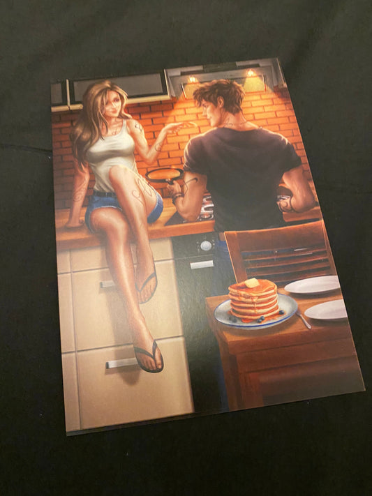 5x7 Art Print Shadowhunters Pancakes with Jemma