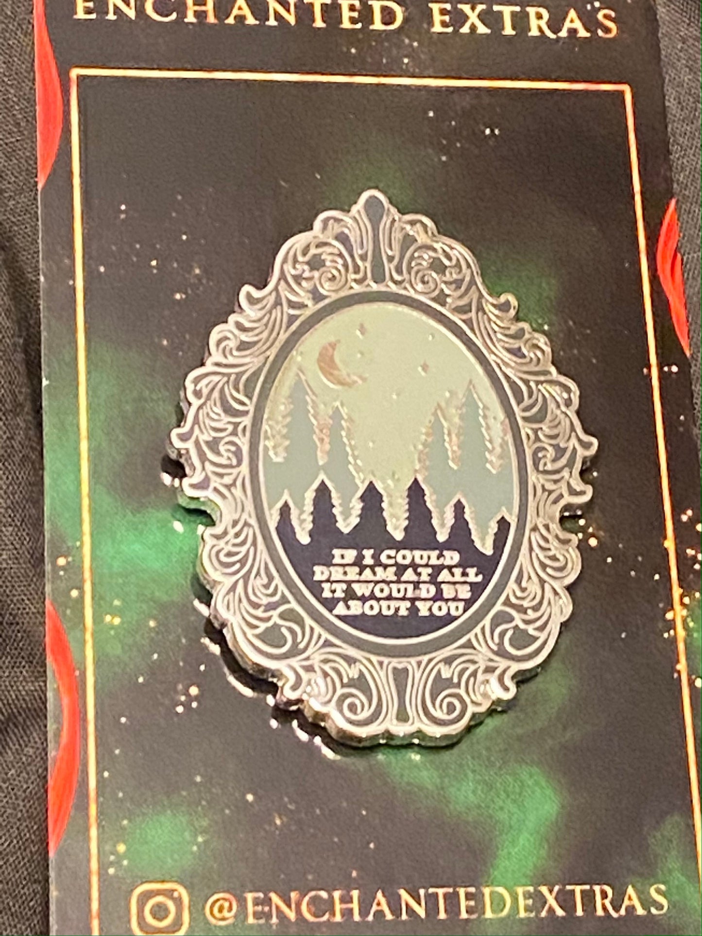 Twilight Quote Vampire Love Enamel Pin