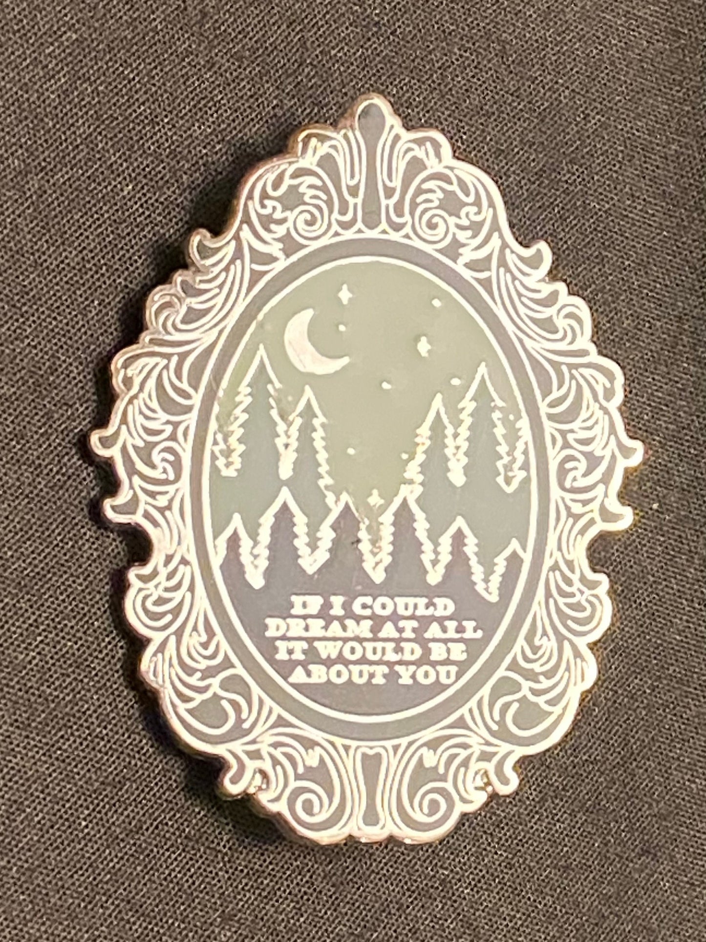 Twilight Quote Vampire Love Enamel Pin