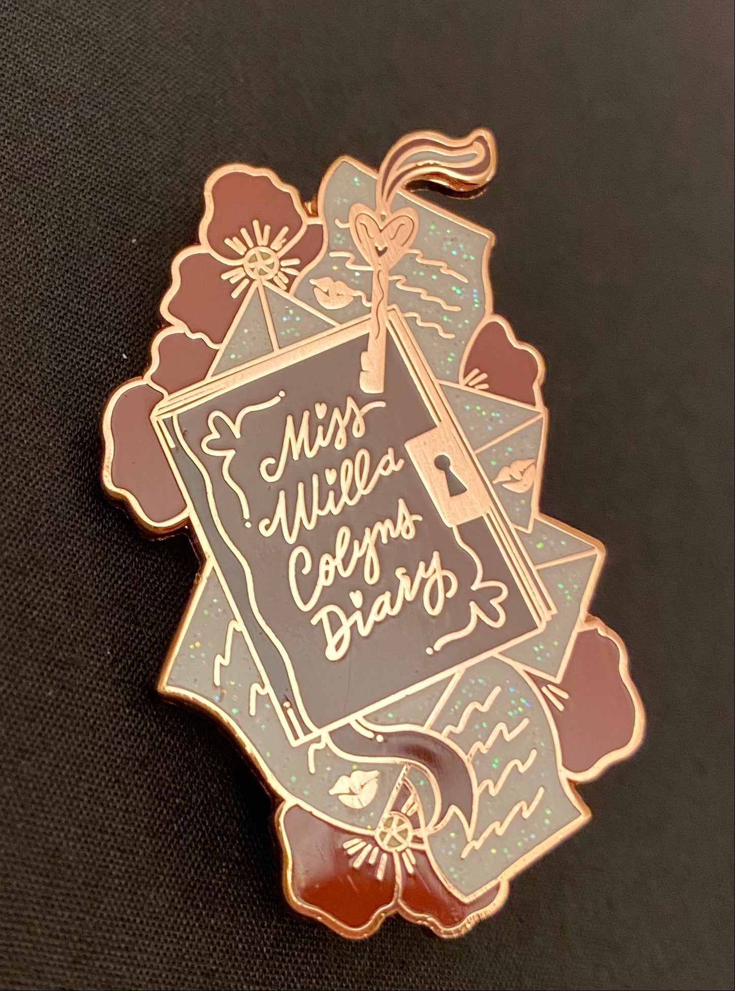 Willa Colyns Diary Tools of the Trade Enamel Pin FBAA From Blood and Ash