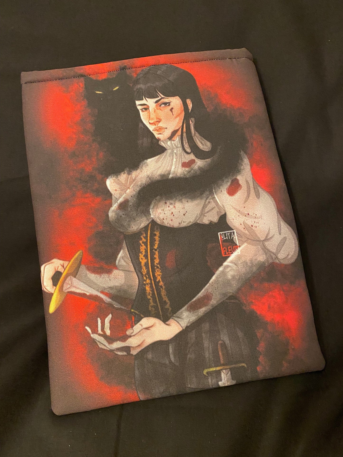 Large Mia and Mr. Kindly Inspired Book Sleeve Nevernight