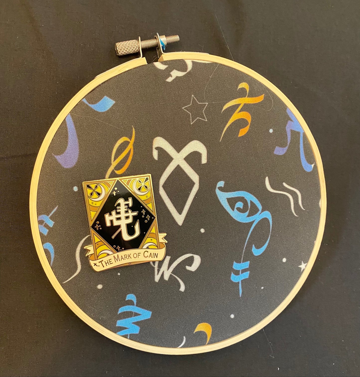 6 Inch Rune Enamel Pin Hoop Shadowhunters