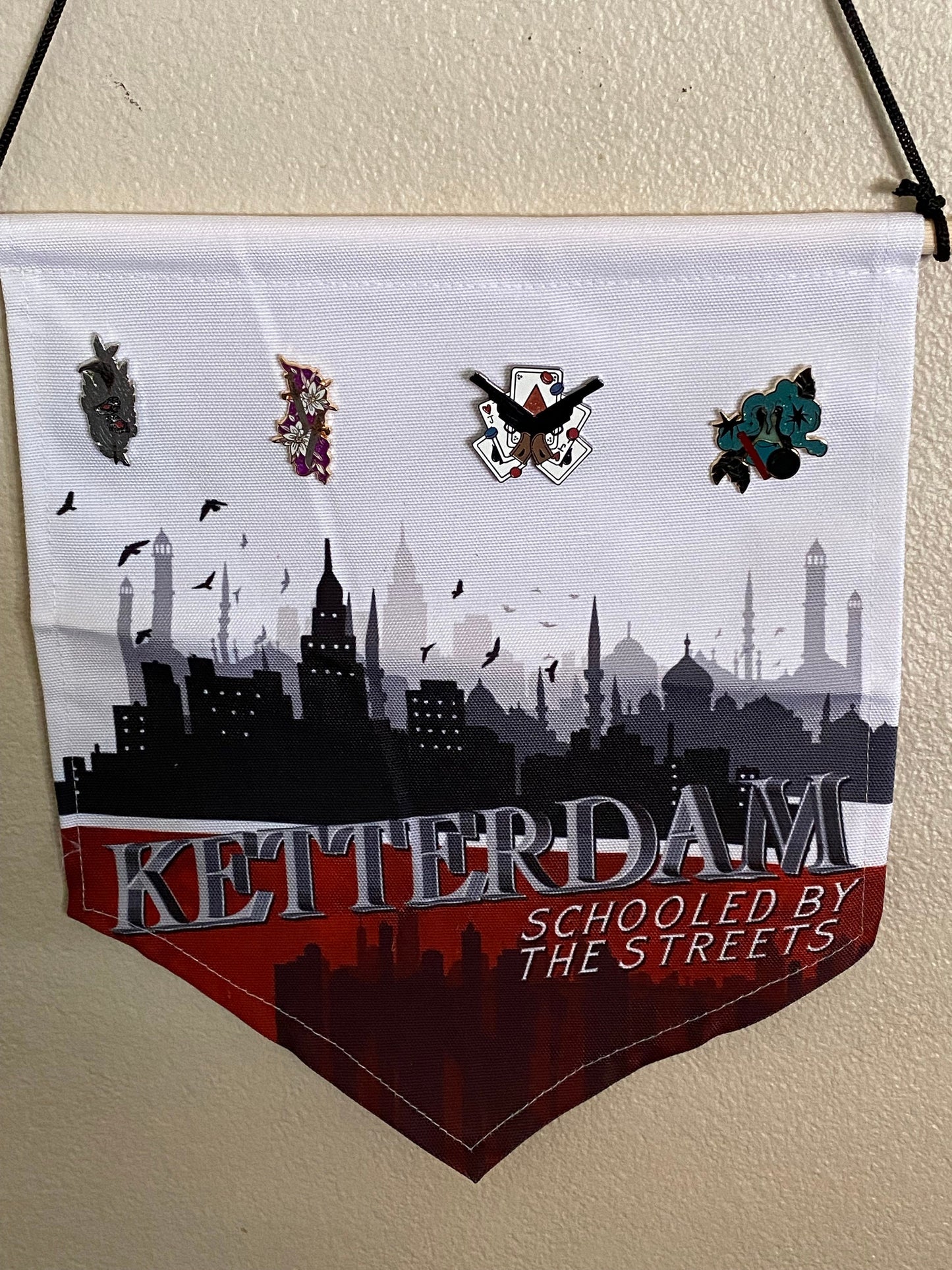 Ketterdam Six of Crows Canvas Pin Banner
