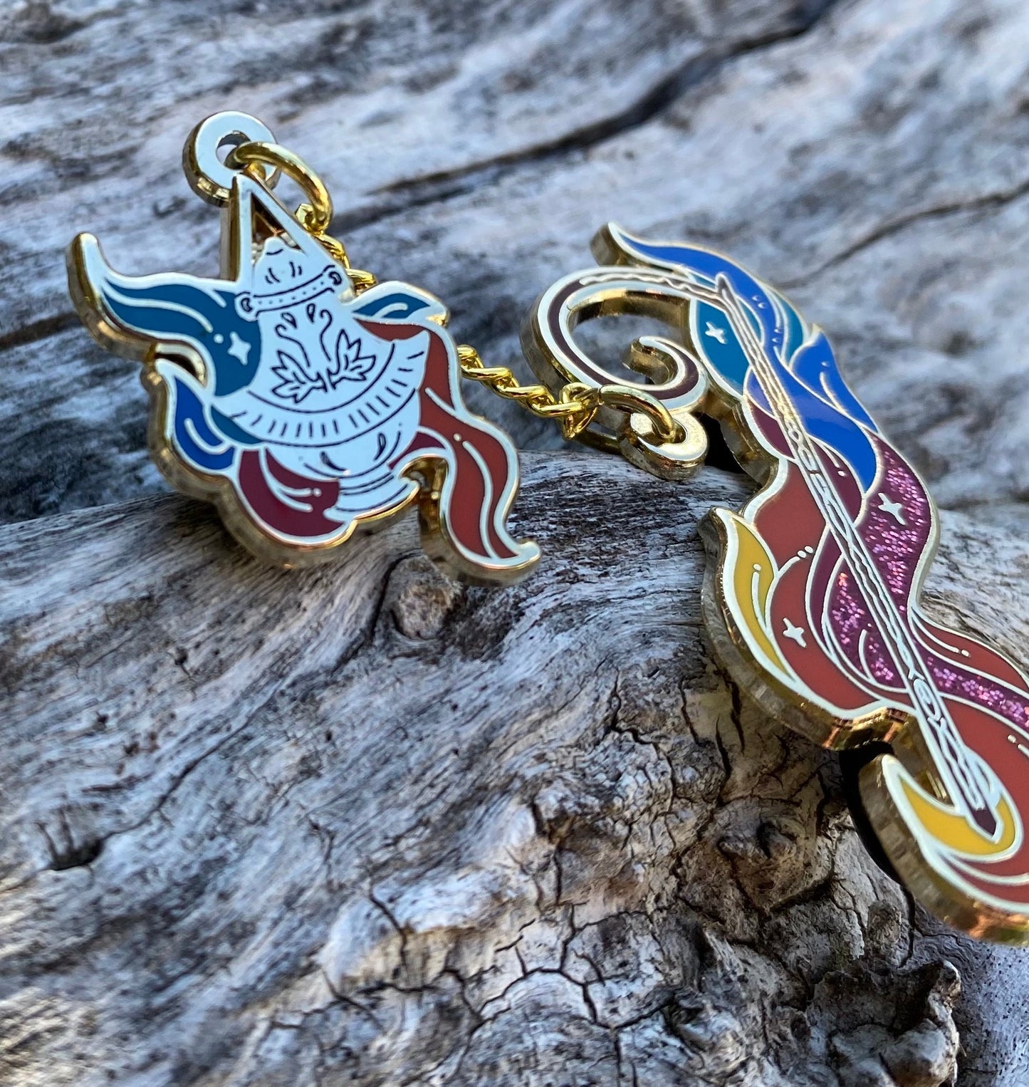 Madrigal's Staff Daughter of Smoke and Bone Tools of the Trade Enamel Pin
