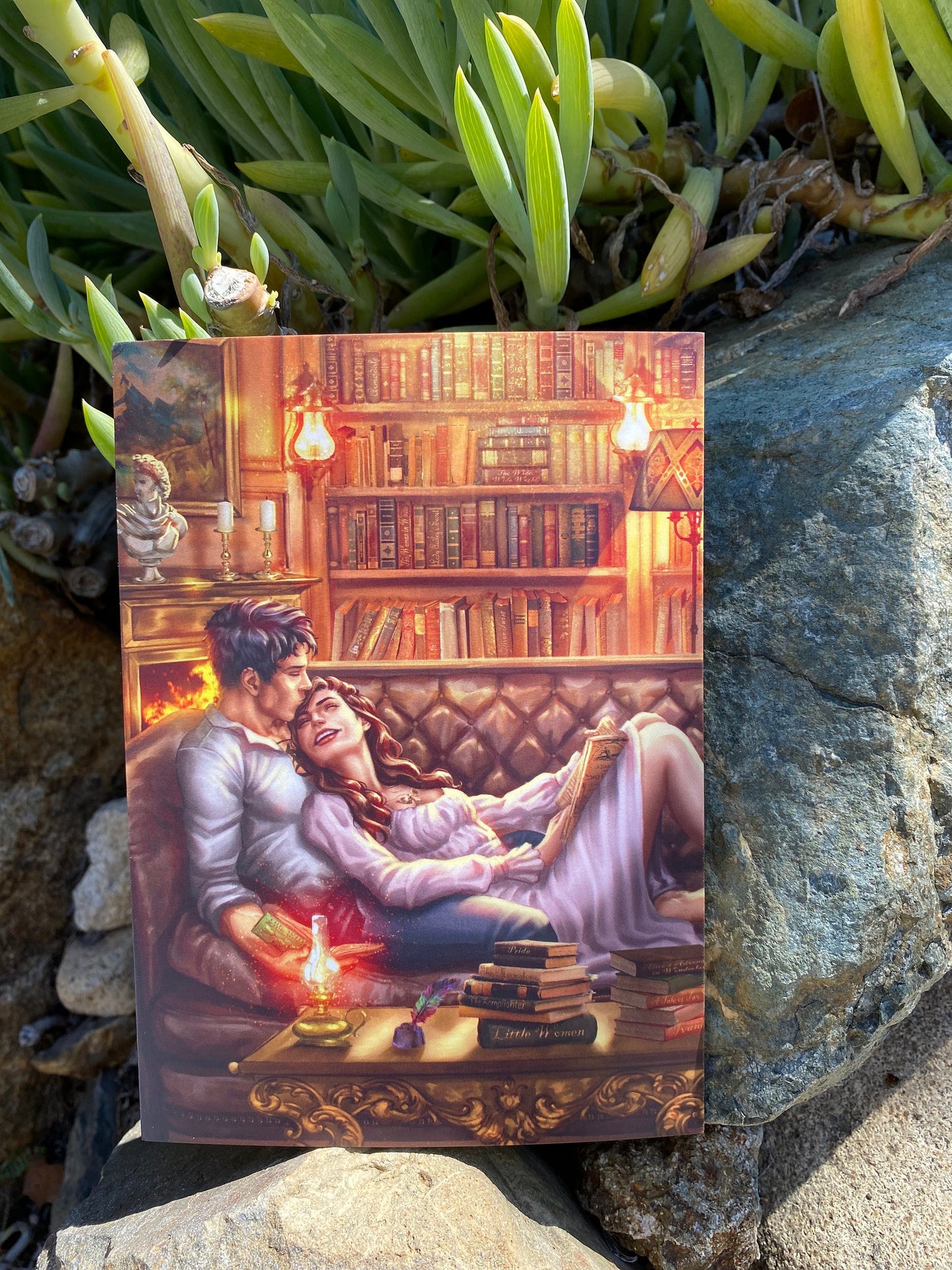 5x7 Art Print Shadowhunters Will and Tessa in the Library