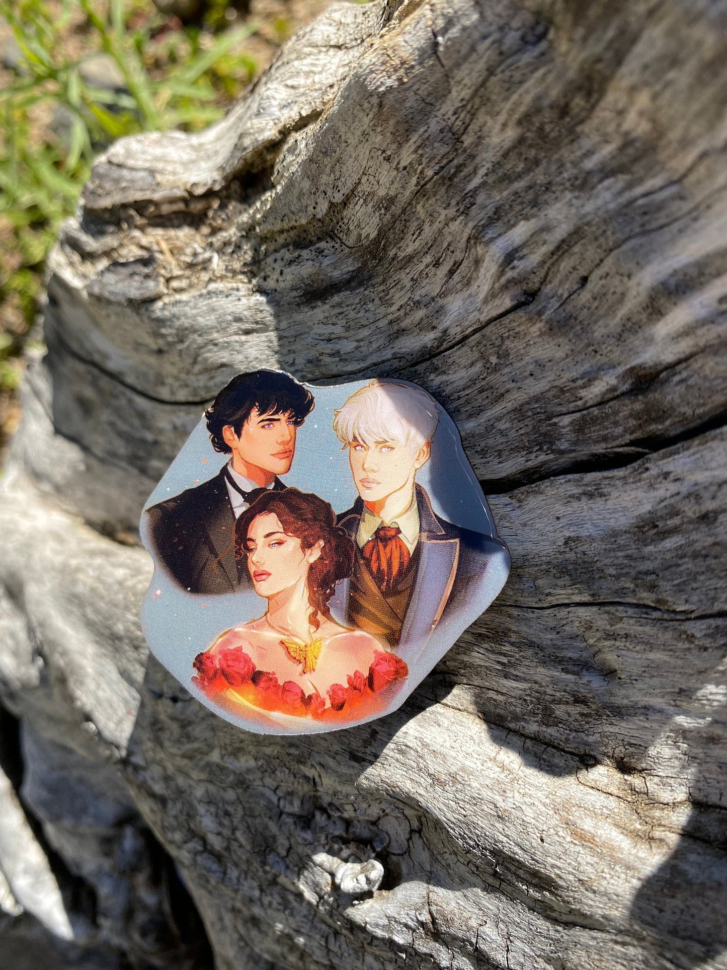 Shadowhunters Wessa Jem Trio Offset Printed Epoxy Pin