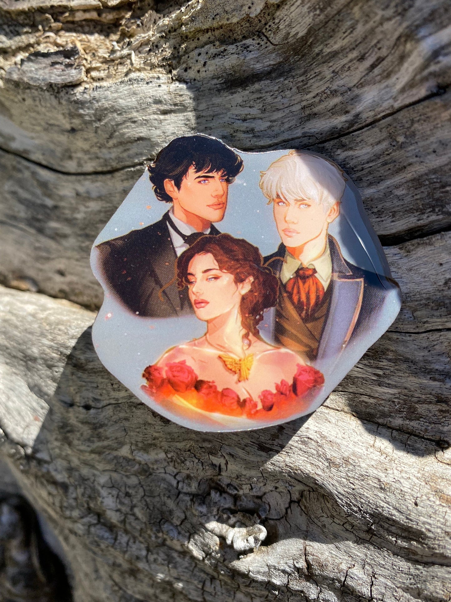 Shadowhunters Wessa Jem Trio Offset Printed Epoxy Pin