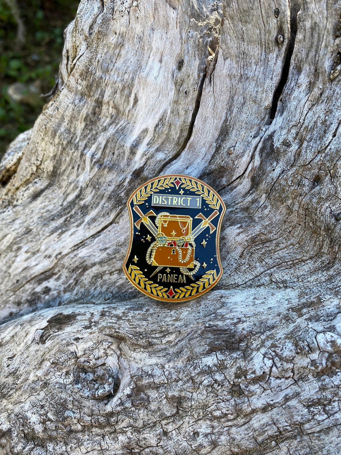 The Hunger Games District 1 Enamel Pin